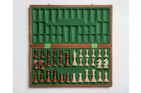 Składana kasetka szachowa z miejscem do przechowywania figur (pole 40 mm) Składana kasetka szachowa z miejscem do przechowywania figur (pole 40 mm)